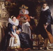 Jacob Jordaens The Family of the Arist (mk08) oil painting reproduction